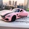1/32 Scale Benz AMG GTR Sports Car Model Toy Car Die Casting Alloy Car Model Pull Back Vehicles Toys for Toddlers Kids Boys Girls Gift