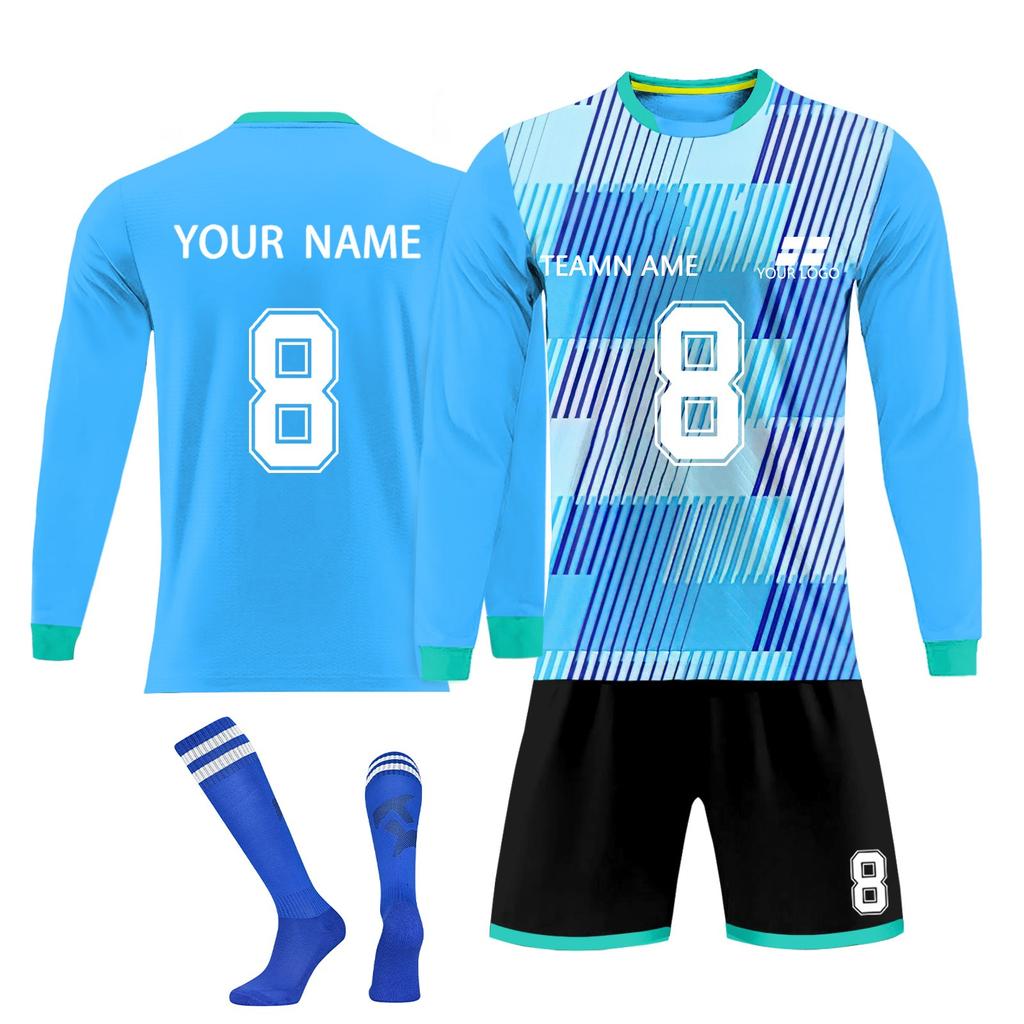 Комплект персонализированных рубашек для мужчин и девочек с именем и номером, футбольные майки на заказ для мальчиков, тренировочный костюм