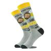 Счастливые Смешные Носки Мужские Дизайн Инопланетянин Собака Панда Акула Пингвин Лягушка Носки Sokken Унисекс Хип-Хоп Большой Размер Скейтборд Забавные