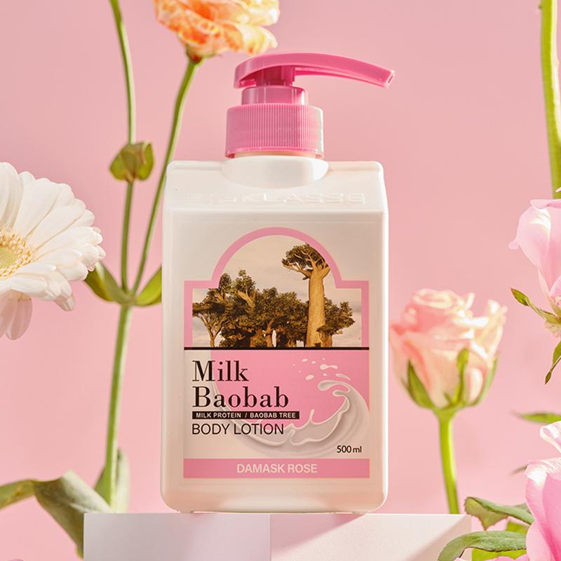 Milk Baobab Оригинальный лосьон для тела Дамасская роза 500 мл