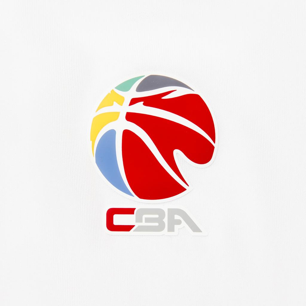 Баскетбольная футболка Li Ning CBA Series 24 Season Guangdong Team, мужская, стандартная, белая ATSU959-1