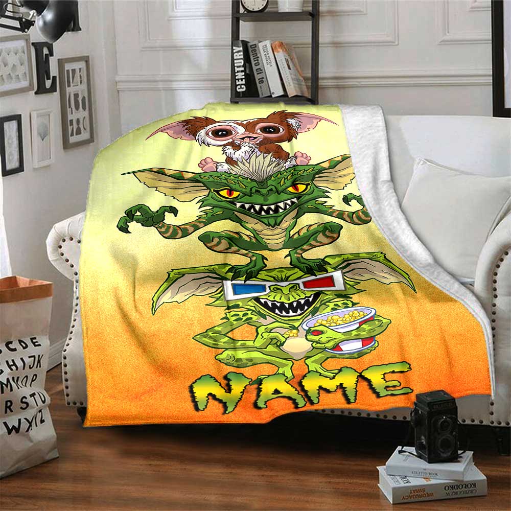 Warner (31) Personalized Text Blanket Multi-purpose Personalized Blanket Durable Comfort Versatile for Office Chair Couch Seaside Bedding