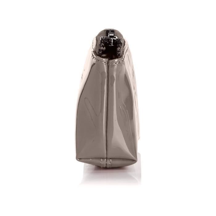 Porte Monnaie - CHRISTIAN LACROIX - Jonc Pm3 - Couleur Taupe - 100% PVC - 8x3x12 cm