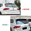 Для Volkswagen VW Tiguan MK2 2017 2018 2019-2023 Rline Задний Спойлер-Козырек на Крышу Багажника Крыло+Накладки-Сплиттеры на Боковые Стекла Задней Двери Комплект