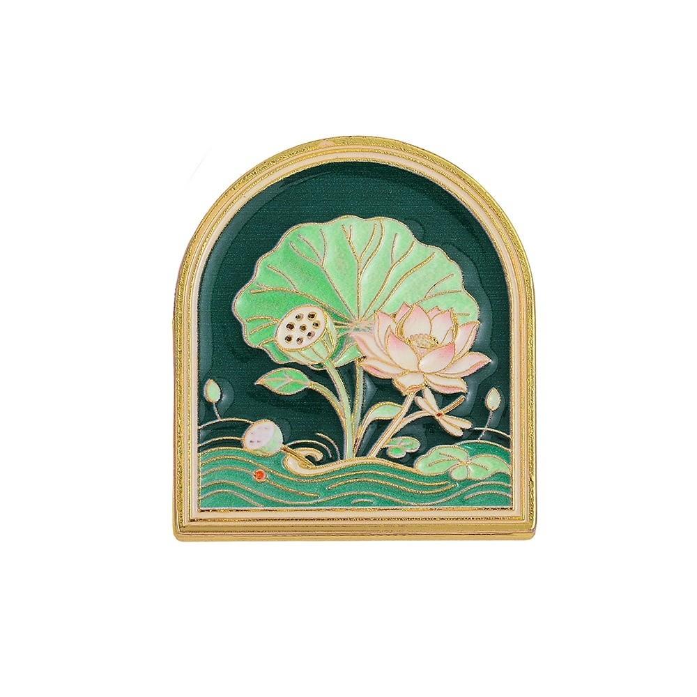Chinese Floral Page Marker Clip Zinc Alloy Metal Book Clip Book Page Holder Clip Book Lovers