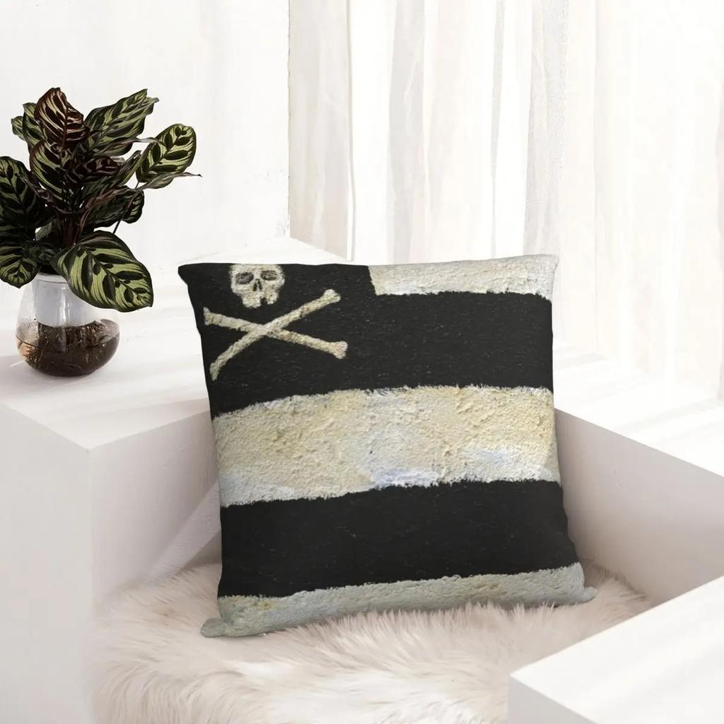 Черепа Пиратский Готический Арт Наволочка Принт Ткань Наволочка Декоративная Наволочка Чехол Домашний На молнии X