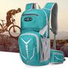 Riding Backpack with Helmet Holder Water Bag Compartment Splash-Proof Riding Backpack Splash-Proof Breathable