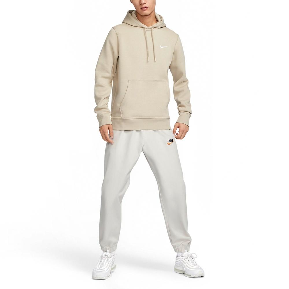 Nike Однотонная повседневная спортивная толстовка с капюшоном для мужчин, желтая 623453-206