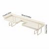 No-Drill Faucet Sink Shelf Large Capacity Faucet Drain Organizer Cosmetics Stand  Bathroom