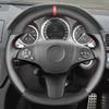 Для Mercedes Benz C63 SL65 SLK55 AMG R230 C219 W204 W212 2008-2015 Ручная прошивка Замша Кожа Автомобильный чехол на руль