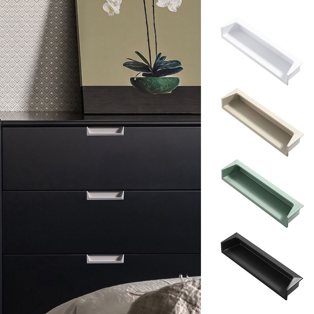 Stainless Steel Cabinet Handle Modern Furniture Handle Accessories Sliding Door Handle Home Decor