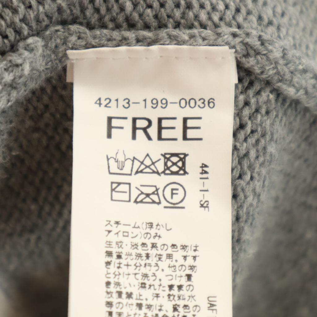 CITEN Border Pattern Long sleeve Polo knit FREE sweater United Arrows Women Used