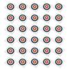 30 PCS Archery Target Paper Recurve Compound Pulley Bow Full Ring Shooting Target Papers