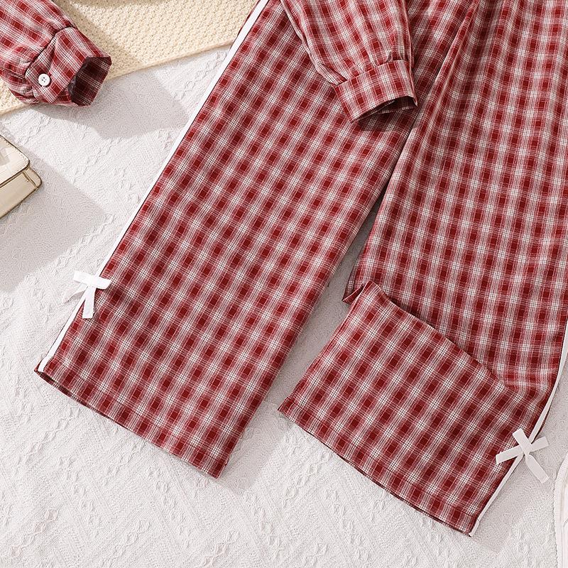 8-12Y Girls' Clothing Children's Spring/Autumn New Style V-Neck Long-Sleeved Top + Casual Trousers