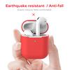 Аксессуары для наушников Charm Air Pod, чехол для наушников AirPods 2, защита от падения, защита от отпечатков пальцев, защитный чехол, силиконовый чехол Apple, чехол для зарядки, коробка для наушников