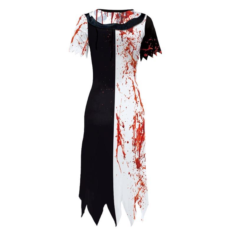 Костюм для косплея клоуна с разбитой душой, печатный костюм из фильма, платье, юбка темного ветра, женский