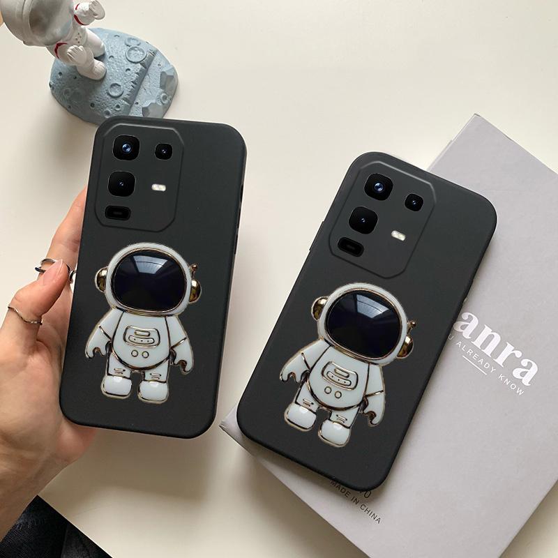 Для infinix Note 50S 50X Чехол Модный Мультяшный Астронавт Подставка пылезащитный Гладкий Для infinix Note 50X 50S Задняя крышка