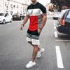 Fashion Men's Clothing Men T Shirt Shorts 2 Pc Sets Summer Short Sleeve Tracksuits Streetwear T-shirts Sportswear Vintage Suits
