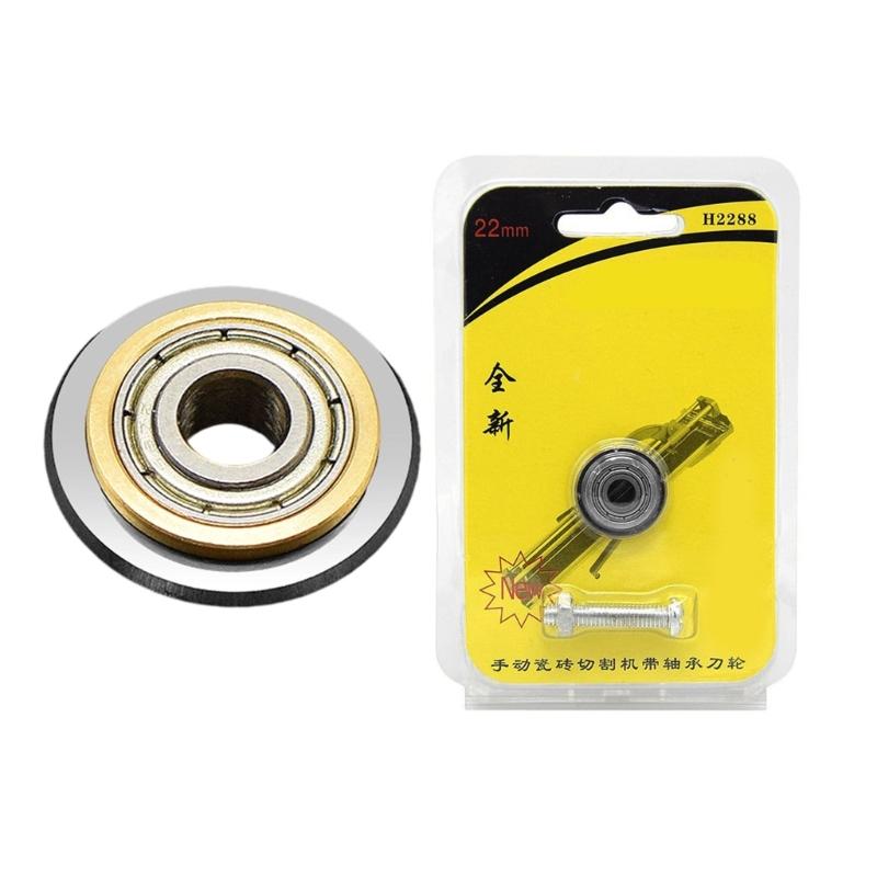 Карбидовый режущий ролик для плитки с болтовой контргайкой 22 мм Плиткорез Ручной Плиткорез Лезвие Ручная Машина для резки плитки