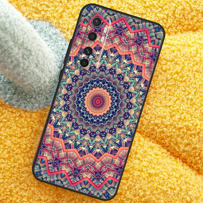Чехол с цветочным дизайном мандалы для Xiaomi 13T 14T 15T 14 15 Ultra 17 Pro Max Чехол для POCO F8 F7 X7 Pro F5 F6 X5 X6