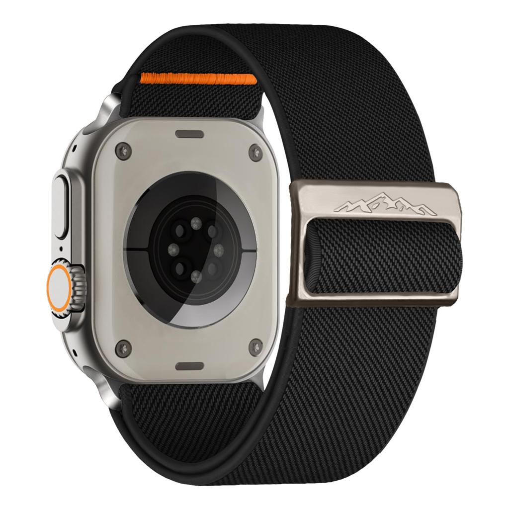 Нейлоновый ремешок для Apple Watch ultra 2 Ремешок 49 мм 45 мм 44 мм 40 мм 46 41 мм Титановая пряжка Браслет ремешок iwatch Серия 9 6 7 8 se 10