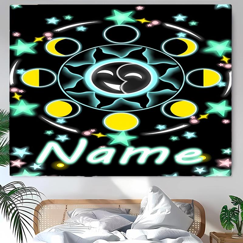 Personalized The Owl House Background Tapestry,Custom Name Birthday Party,Multifunctional Wall Decoration for Home Decor,Various Occasions