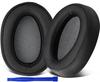 SOULWIT Ear Pads Ear Cushions for Sony Headphones Replacement Pads Head Pads Soft Leather Noise Isolation Foam MDR-100A MDR-100AAP MDR-H600A (Black)