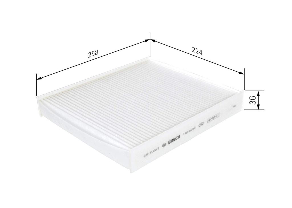 BOSCH Cabin Filter for VW Part Number 1987435002