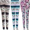 Hot Women Girls Skeleton Printed Stretch Legging Pants With Vibrant Skull Design For Daily Wear