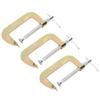 3pcs C Clamp G Clamp Woodworking Welding Hand Grip Holder Carpenter Tool2inch