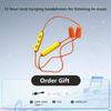 Bluetooth Earplug Headphones Dual Mic Noise Cancelling for Work Meetings Noisy Open Offices