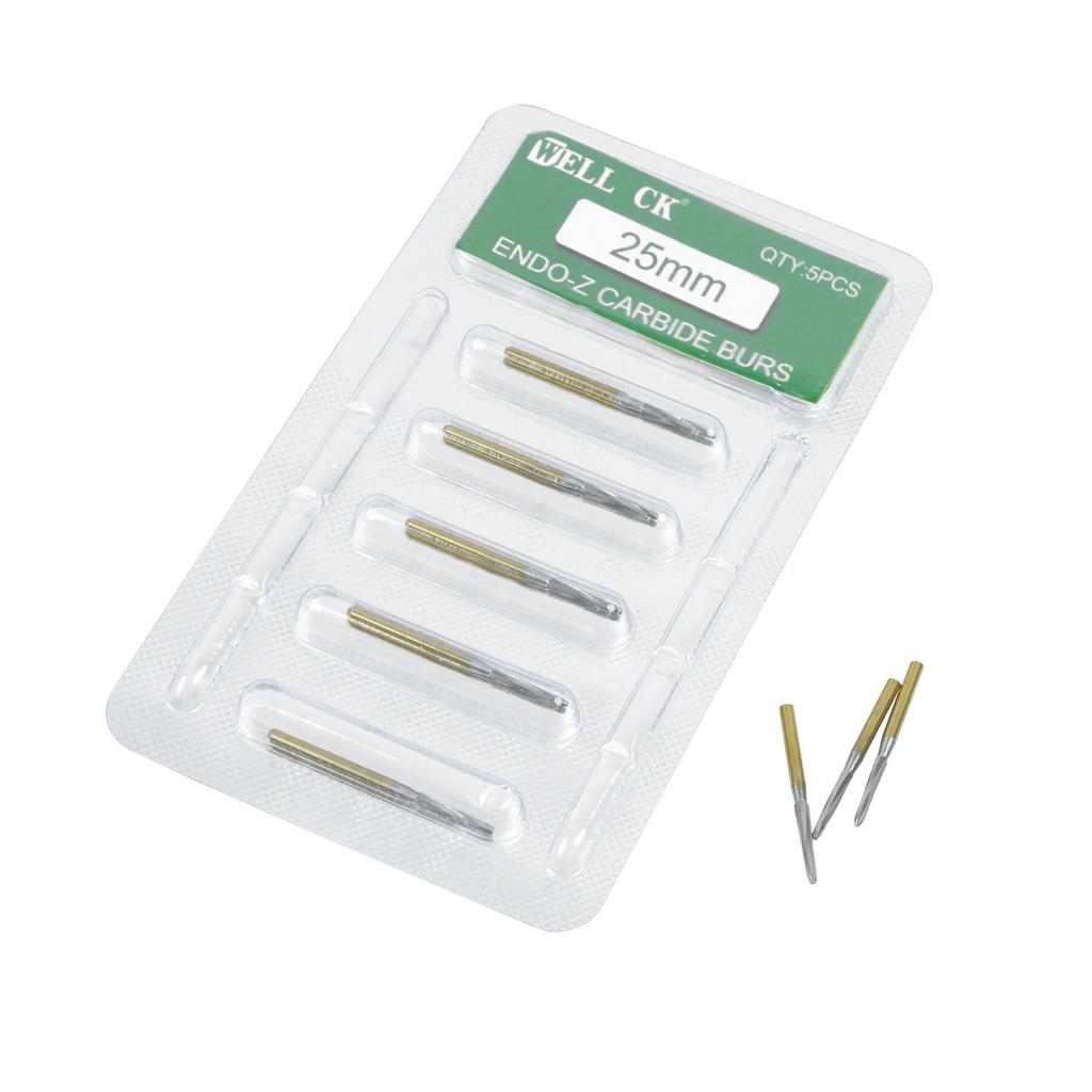 5 шт./кор. WELLCK, стоматологические эндо-Z карбидные боры, хирургические эндодонтические вольфрамовые фрезы для кости, сверло FG 1,6 мм для высокоскоростного наконечника