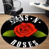 1pc Guns N RosesChair Carpet for Office, Non-slip, Soft and Durable Office Rug for Interior Decoration, Perfect for Office yy250925144