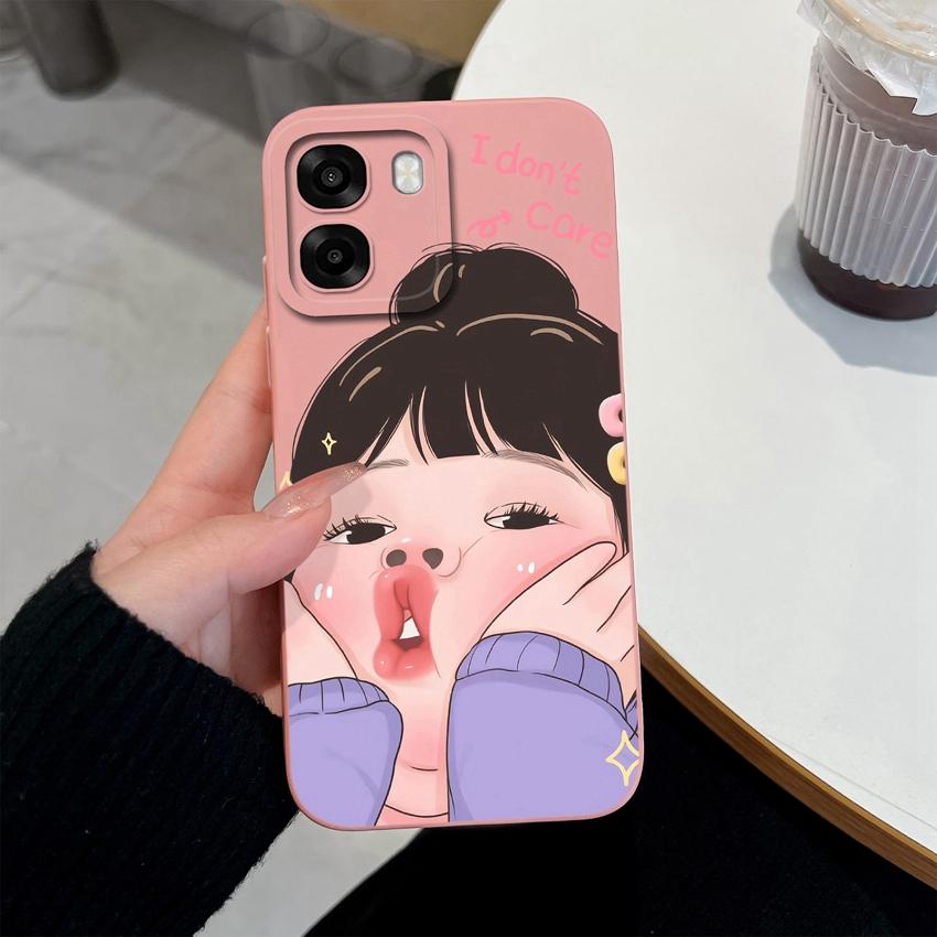 For Oppo A6x A6s Reno 15 15F 15Pro Realme 16Pro Phone Cases Fashion Astronaut Shell Lightweight Liquid Silicone Premium Anti Slip Lens Protector Cover