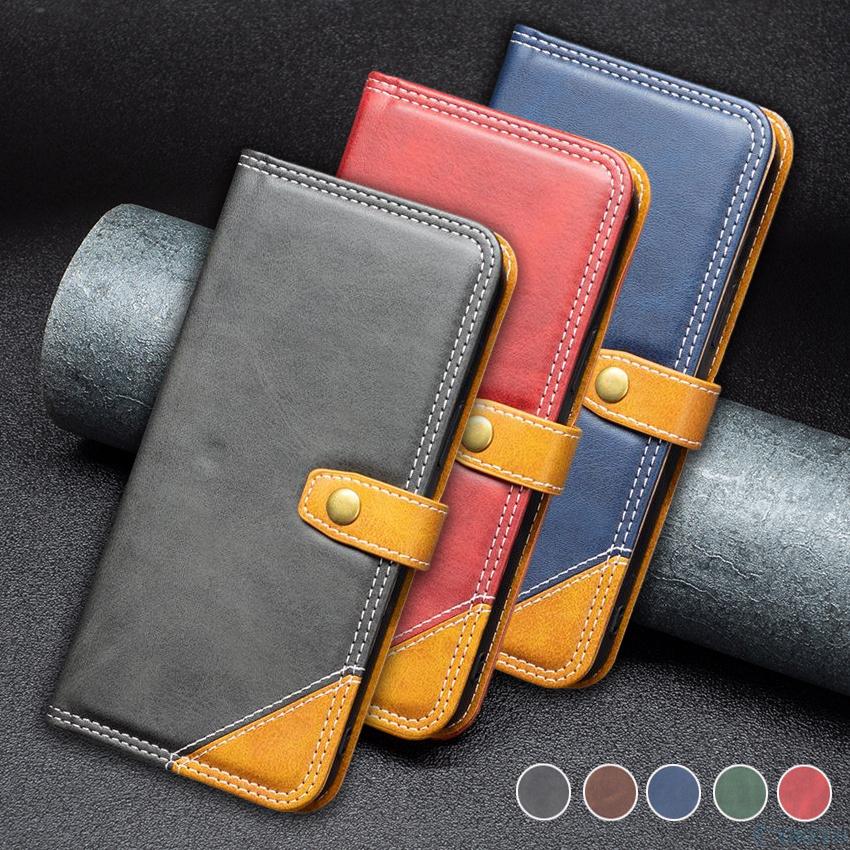 Твердый кожаный чехол для телефона с круглыми гвоздями для Samsung Galaxy S22 Ultra Plus S20 S21 Fe M23 M33 M53 5g A03s, чехол-книжка с откидным слотом для карт