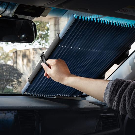 Автомобильная выдвижная штора, идеальная защита от солнца, универсальный солнцезащитный козырек широкого применения для всех транспортных средств