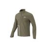 Logo Print Sport Jacket with Stand Collar Men Outerwear Olive H13234