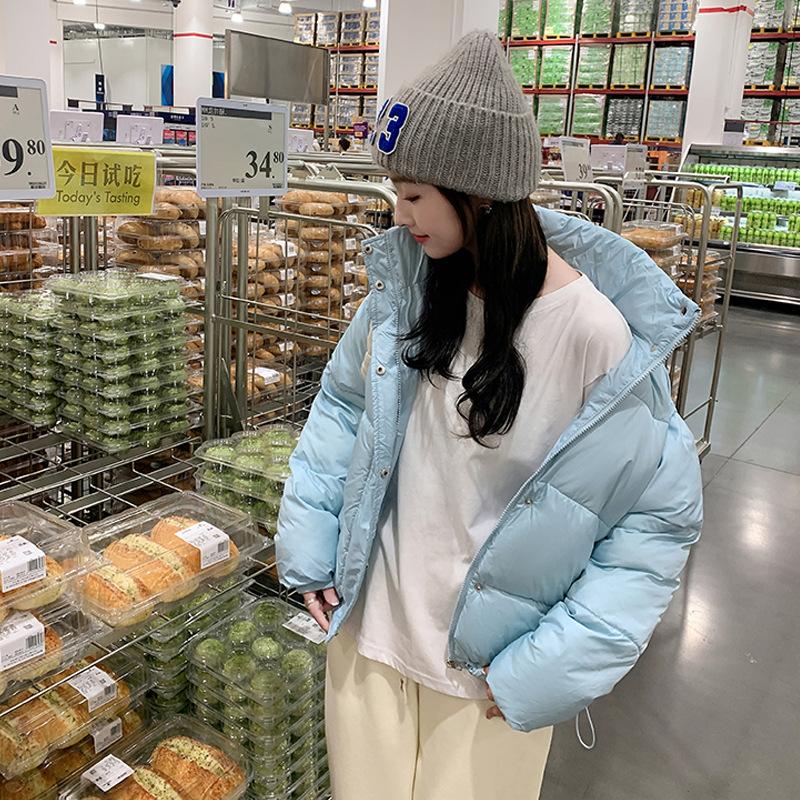 Short Collar Down Coat Jacket Coat Women 2023 Thick Warm Autumn and Winter