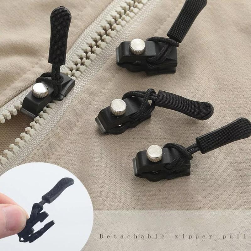 50x набор для ремонта съемных молний 3 разных размера для мгновенного застегивания молний