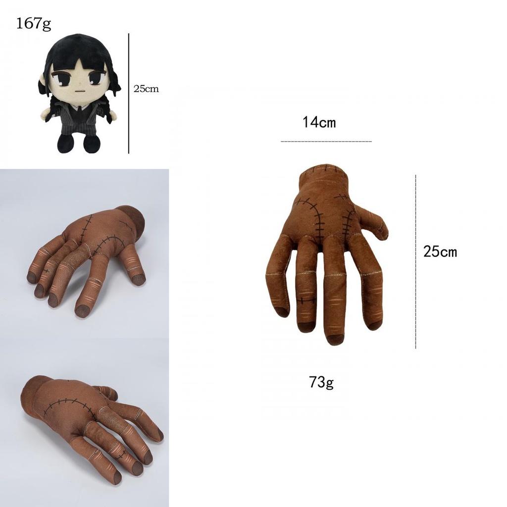 Wednesday Addams Plush Toy 25cm Cartoon Doll Addams Family Fans Gifts