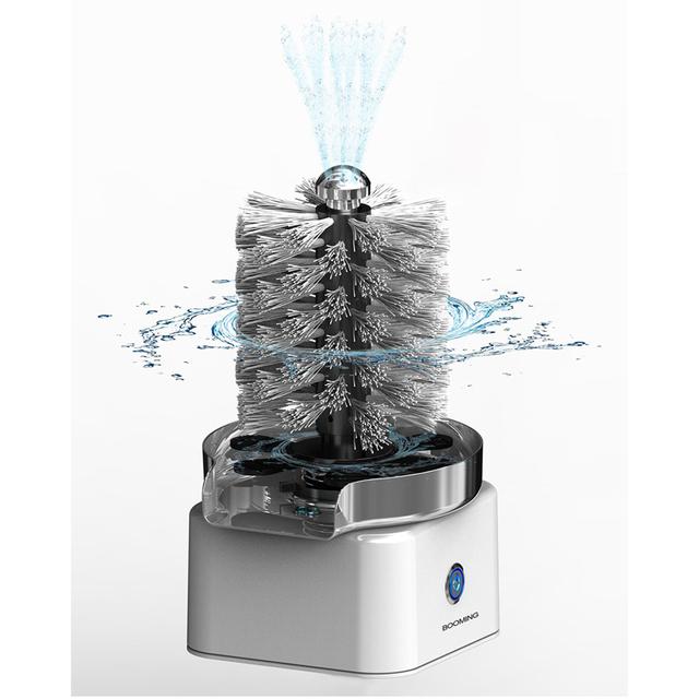 Автоматический ополаскиватель для стекла, мощная мойка для чашек для кухонной мойки, очиститель для детских бутылочек из нержавеющей стали, мойка для чашек для раковины с щеткой