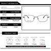 Retro Small Frame Ultralight Pure Titanium Glasses Frame Man Woman Unisex Square Business Optics Prescription Glasses