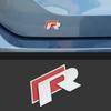 AABIP1 New 3D Metal Car Body Sticker Grill Emblem for Volkswagen VW R Rline Polo Passat B5 B6 B7 CC R32 Golf Jetta Tiguan Bora Scirocco