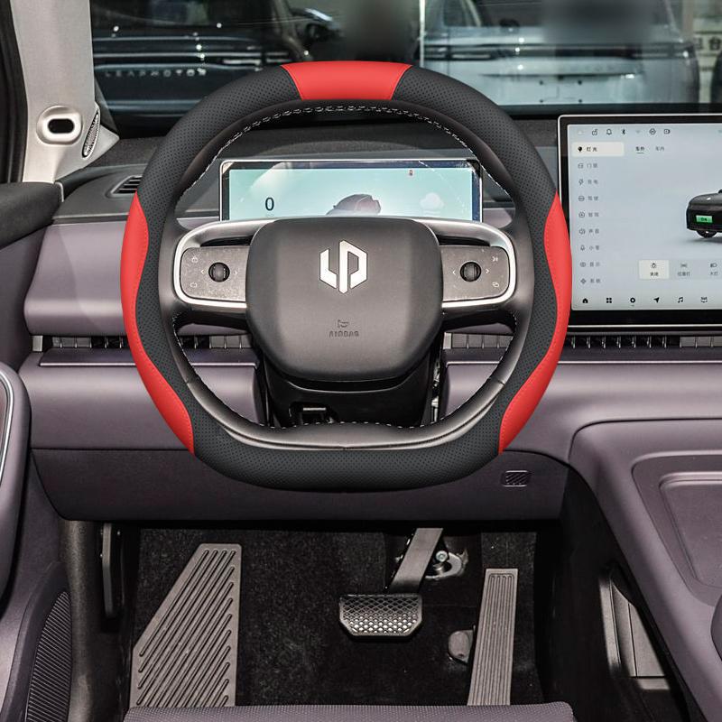 Без запаха, нескользящая кожаная оплетка руля для Leapmotor C16/C10, ручная работа для модификации интерьера