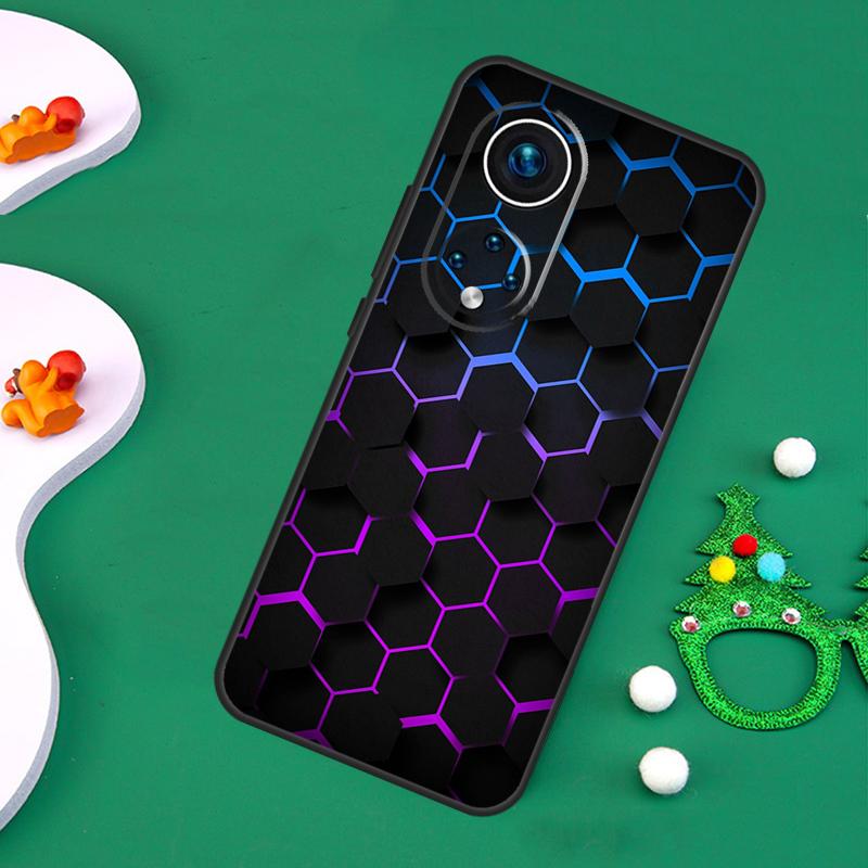 3D Шестиугольный Чехол для Honor Magic 7 5 6 Lite 50 70 90 200 Pro X9c X9b X9a X8a X7a X6a X8 X9 X8b