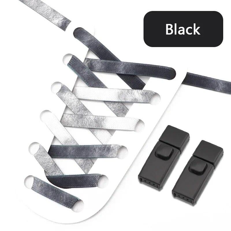 1 пара кроссовок с радужными эластичными шнурками, шнурки с застежкой без завязок для детей и взрослых, новые замки без завязок, шнурки для обуви, аксессуары для обуви