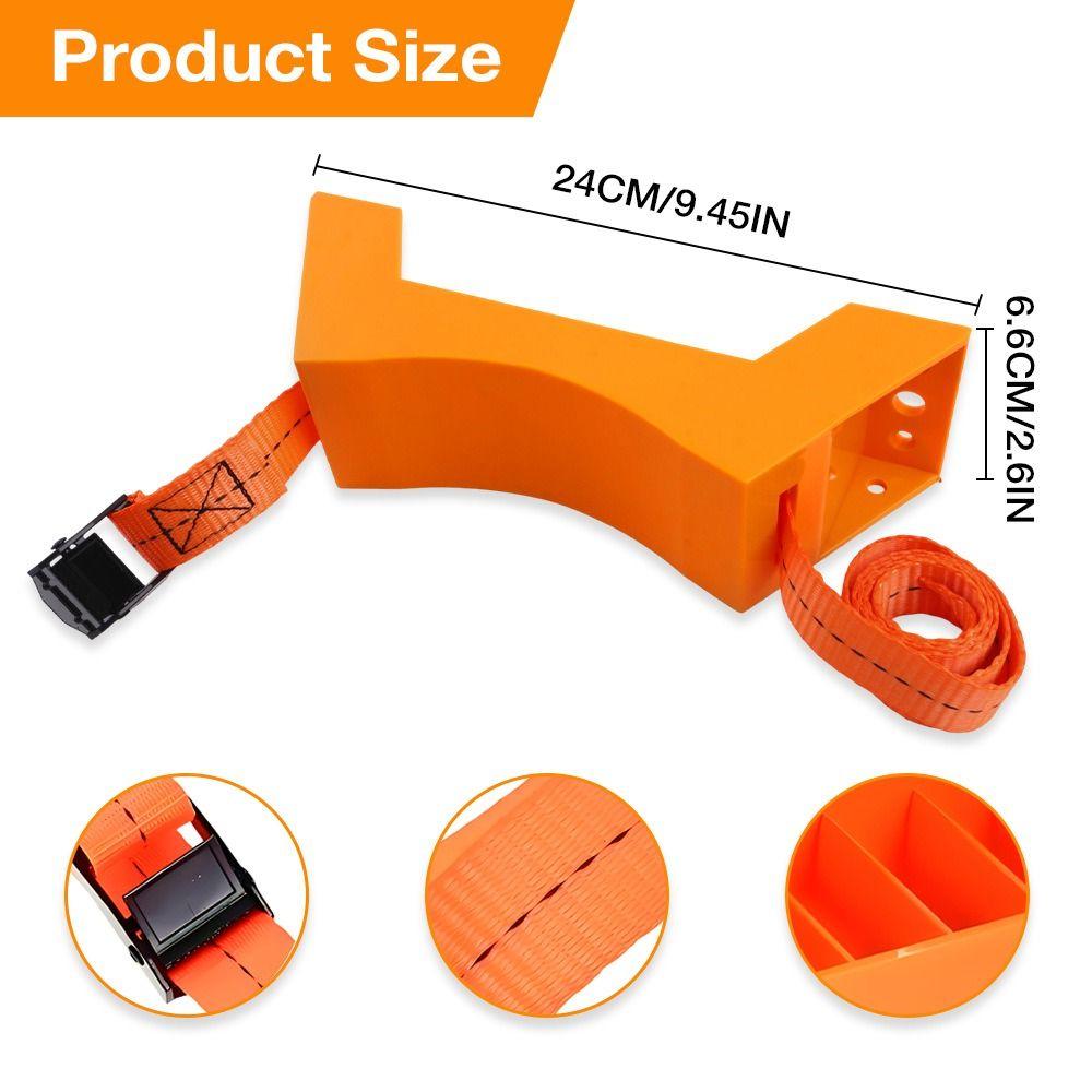 Durable ABS Gas Cylinder Bracket Heavy Duty Wall Mounted Bracket Propane Tank Holder Motorhome