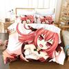 Date A Live Девушки Япония Популярный Аниме Комплект Постельного Белья Спальня Мягкий Современный Покрывала Удобный Пододеяльник Чехол для Одеяла Наволочка