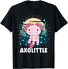Axolittle Милый Аксолотль Амфибия Любитель Животных Графическая Футболка Мужская Повседневная Хлопковая Футболка