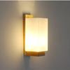 LED Wooden Wall Lamps Bedroom Bedside Wall Sconce Home Indoor Living Room Aisle Balcony E27 Corridor Night Lights